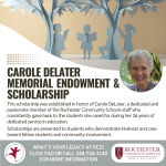 Carole Delater Memorial Endowment and Scholarship