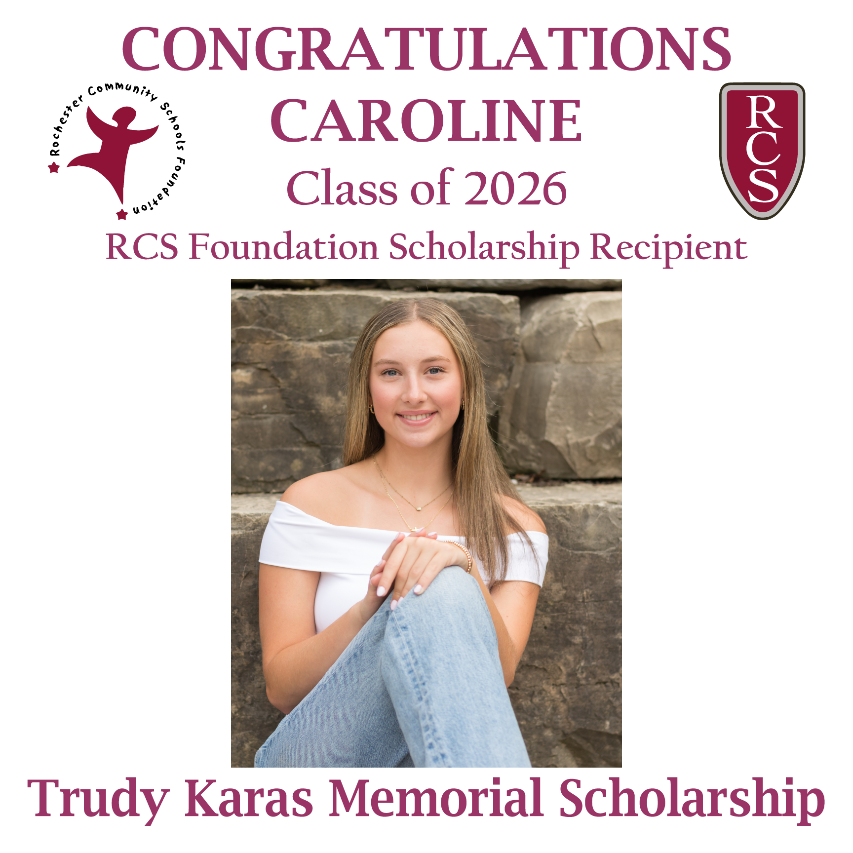 2026 Recipient of Trudy Kara Memorial Scholarship
