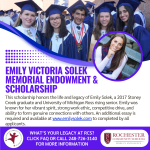 Emily Victoria Solek Memorial Endowment and Scholarship