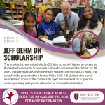 Jeff Gehm DK Scholarship