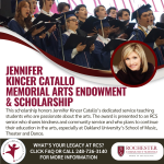 Jennifer Kincer Catallo Memorial Arts Endowment and Scholarship