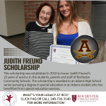 Judith Freund Scholarship
