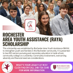 Rochester Area Youth Assistance (RAYA) Scholarship