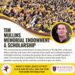 Tim Mullins Memorial Endowment and Scholarship