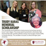 Trudy Karas Memorial Scholarship